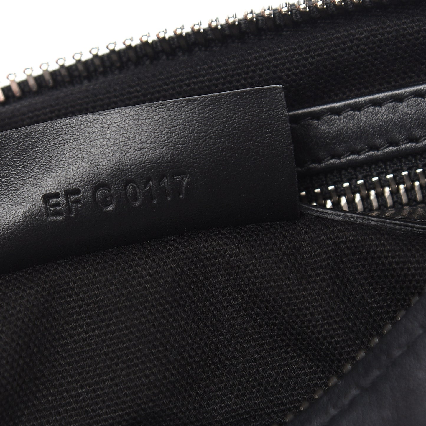 Calfskin Medium Pandora Logo Strap Black