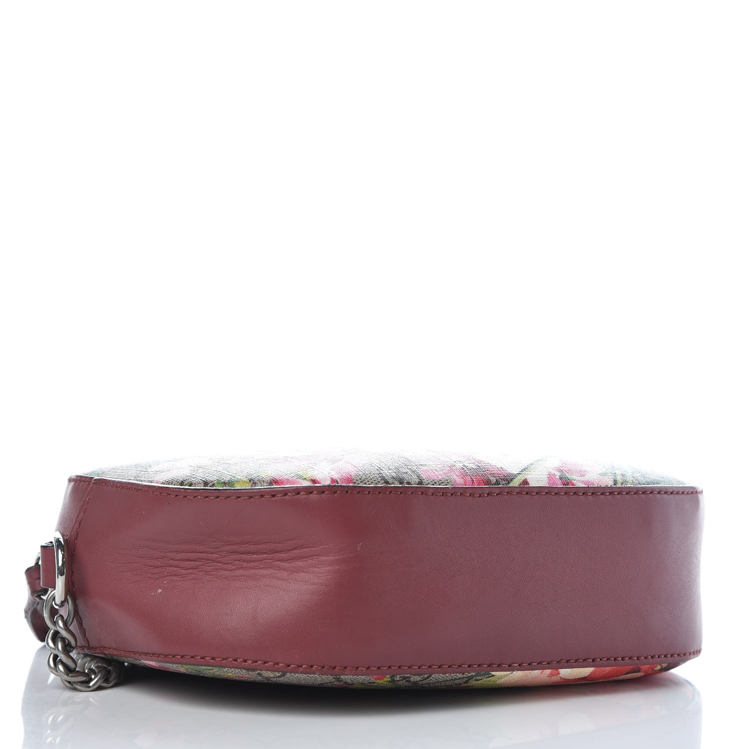 Gucci GG Supreme Monogram Blooms Mini Chain Shoulder Bag Beige Multicolor Dry Rose 4 of 10