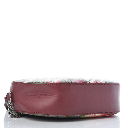Gucci GG Supreme Monogram Blooms Mini Chain Shoulder Bag Beige Multicolor Dry Rose 4 of 10