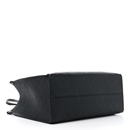 Louis Vuitton Empreinte Monogram Giant Onthego GM Black 4 of 12