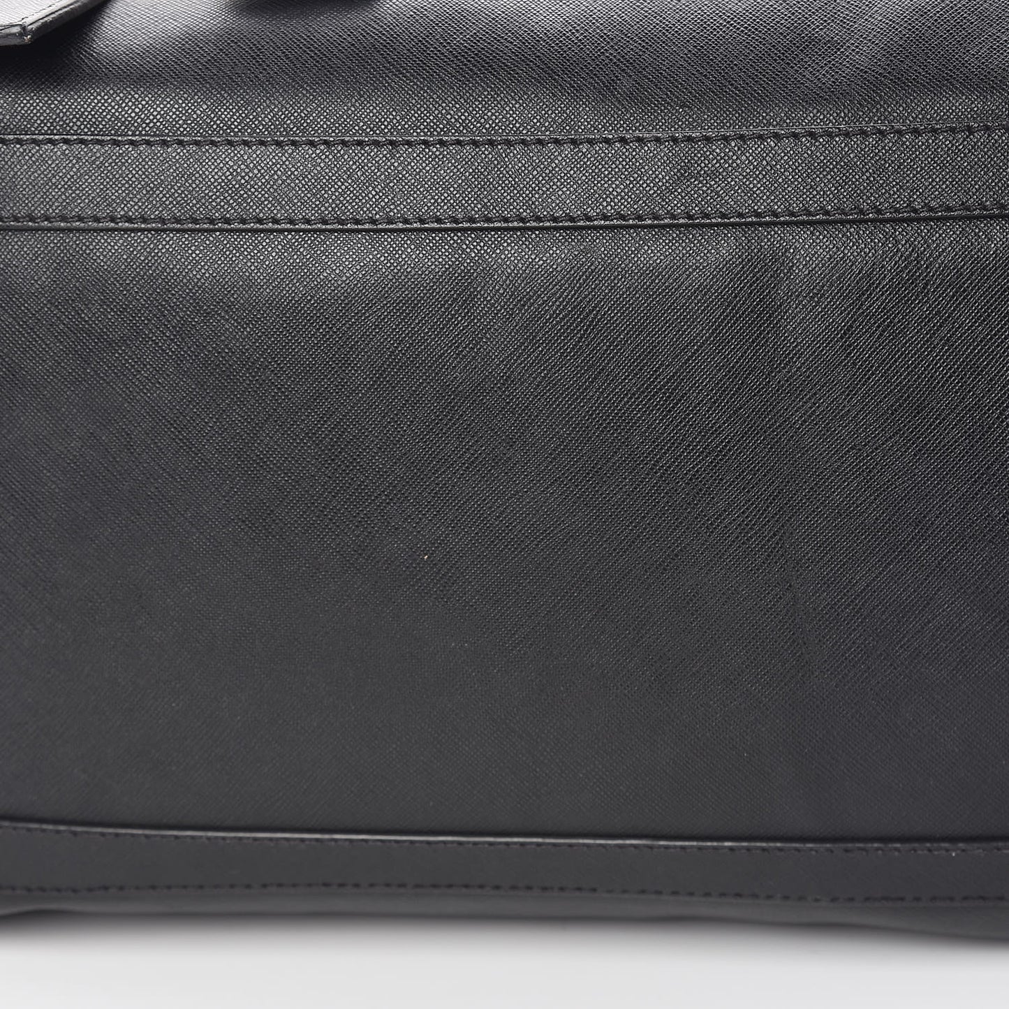 Saffiano Duffle Travel Bag Black