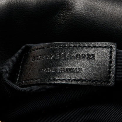 Saint Laurent Lambskin Carre Quilted Le Maillon Satchel Black 7 of 11