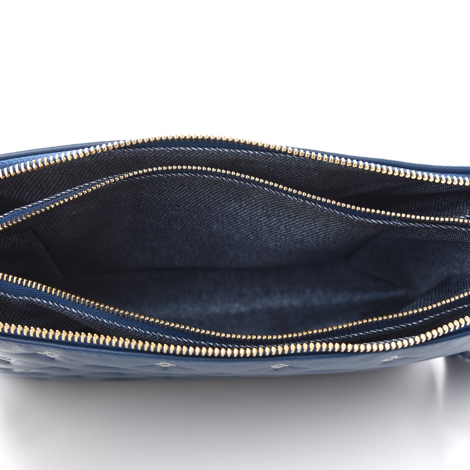 Louis Vuitton Lambskin Embossed Monogram Coussin PM Denim Blue 5 of 8