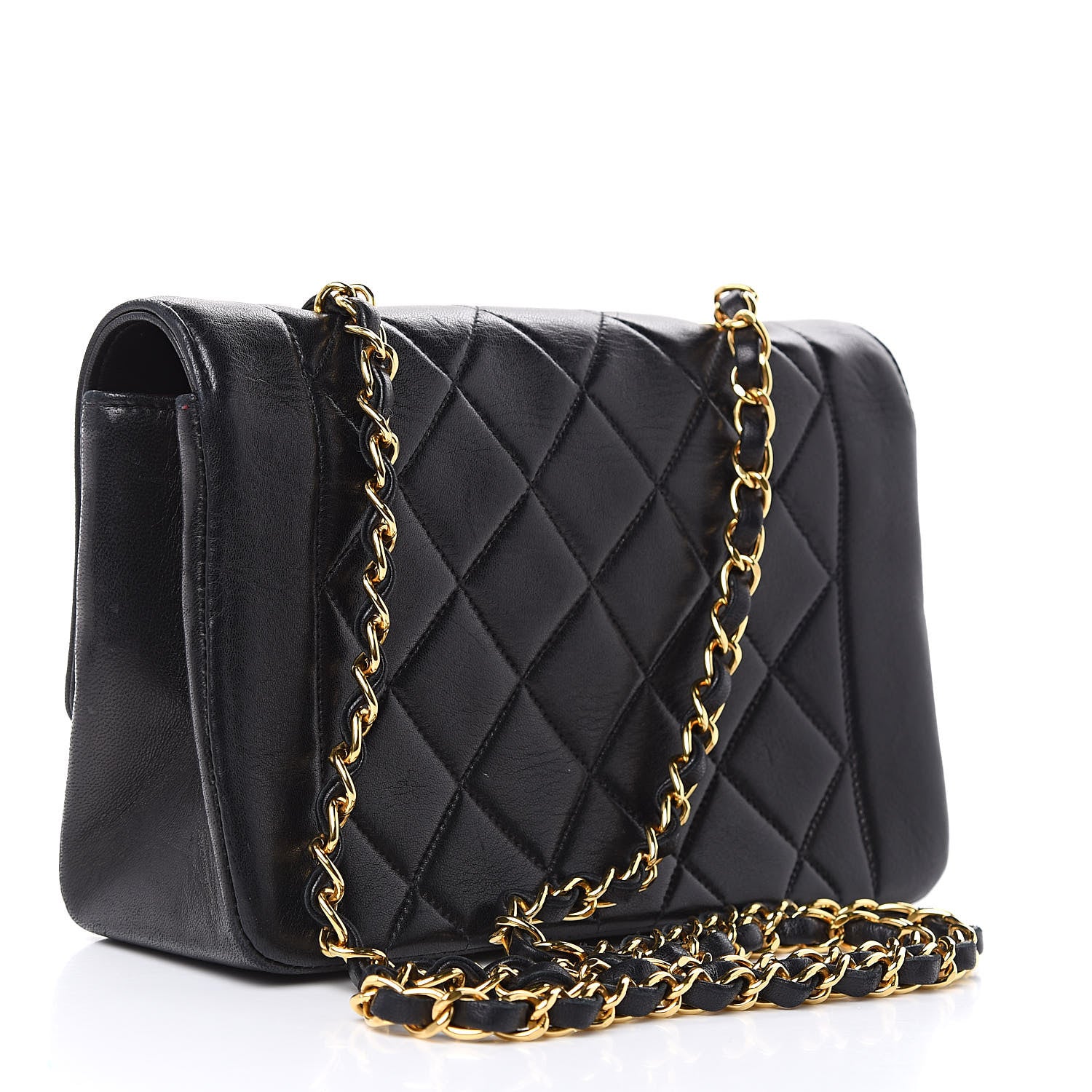 Chanel Lambskin Quilted Small Single Flap Bag Black 3 of 15