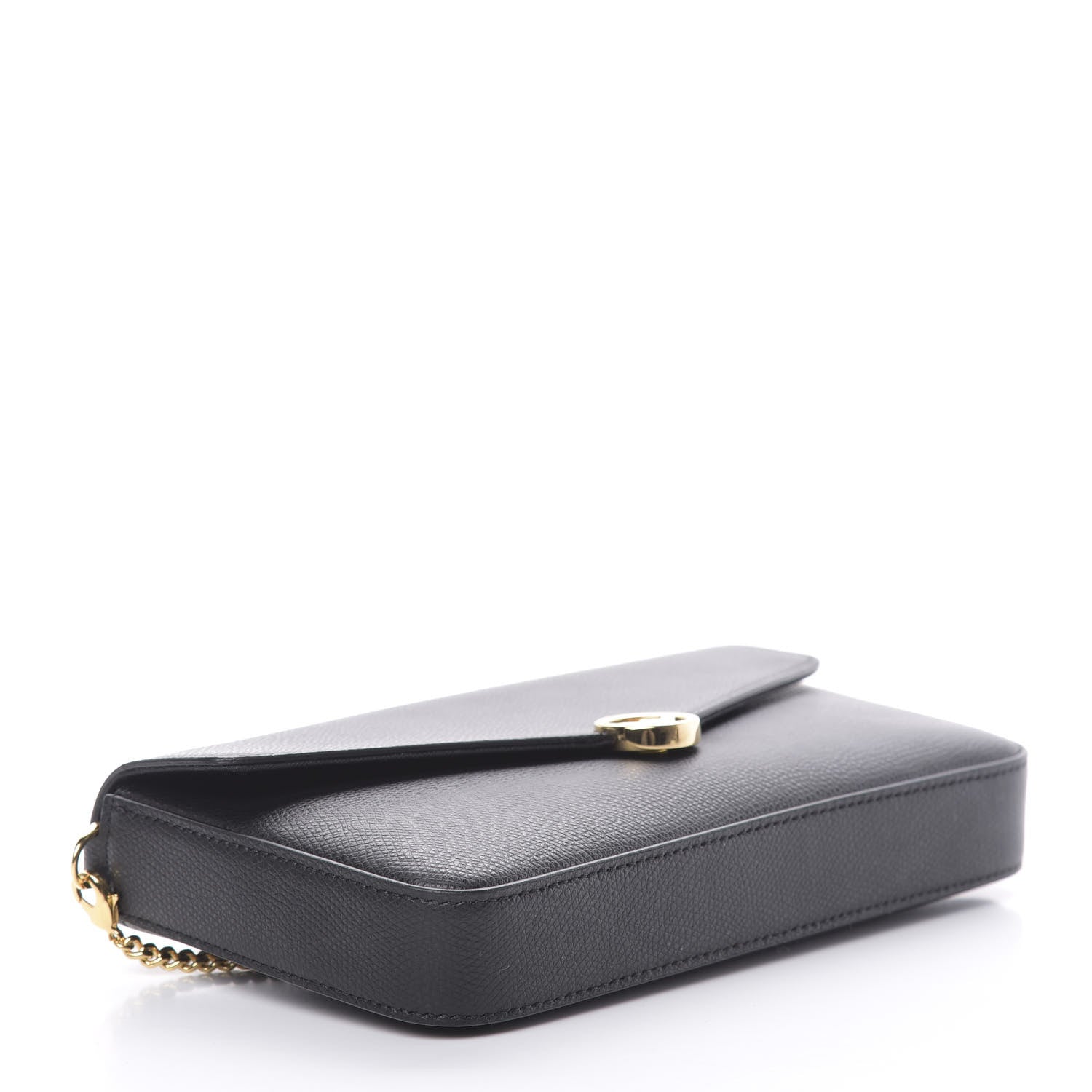 Fendi Vitello Cruise F is Fendi Envelope Wallet on Chain with Pouches Black 5 of 12