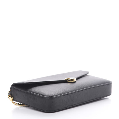 Fendi Vitello Cruise F is Fendi Envelope Wallet on Chain with Pouches Black 5 of 12