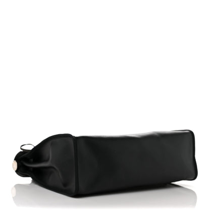 Hermes Toile H Berline Vache Hunter Herbag Zip PM 31 Black Ecru 4 of 7