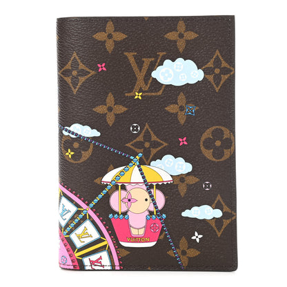 Louis Vuitton Monogram 2020 Christmas Animation Big Wheel Passport Cover Rose Ballerine 1 of 8