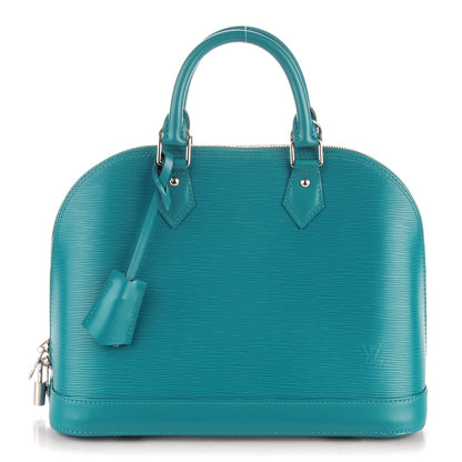 Louis Vuitton Epi Alma PM Cyan 1 of 7