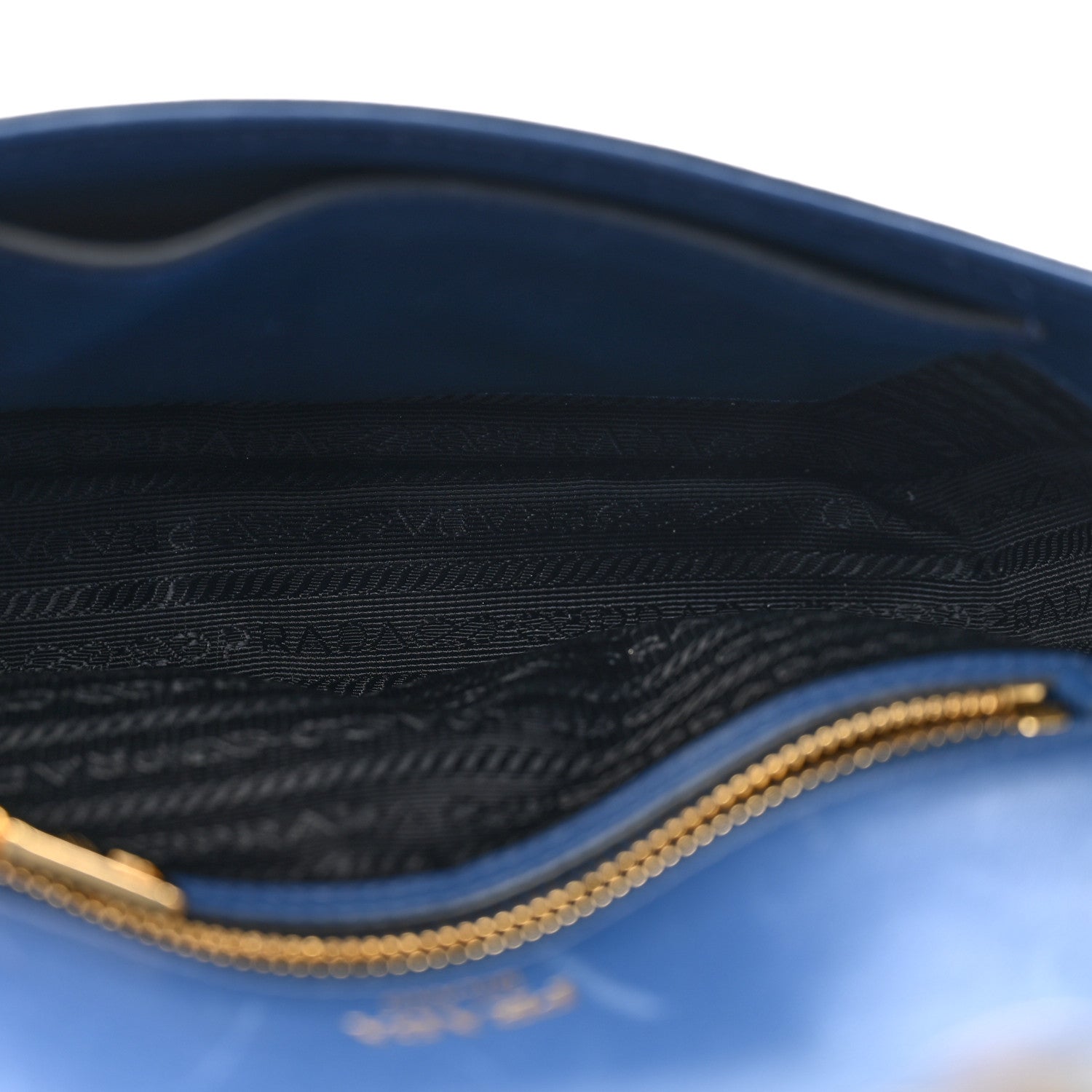 Prada Saffiano Flap Shoulder Bag Bluette 5 of 13