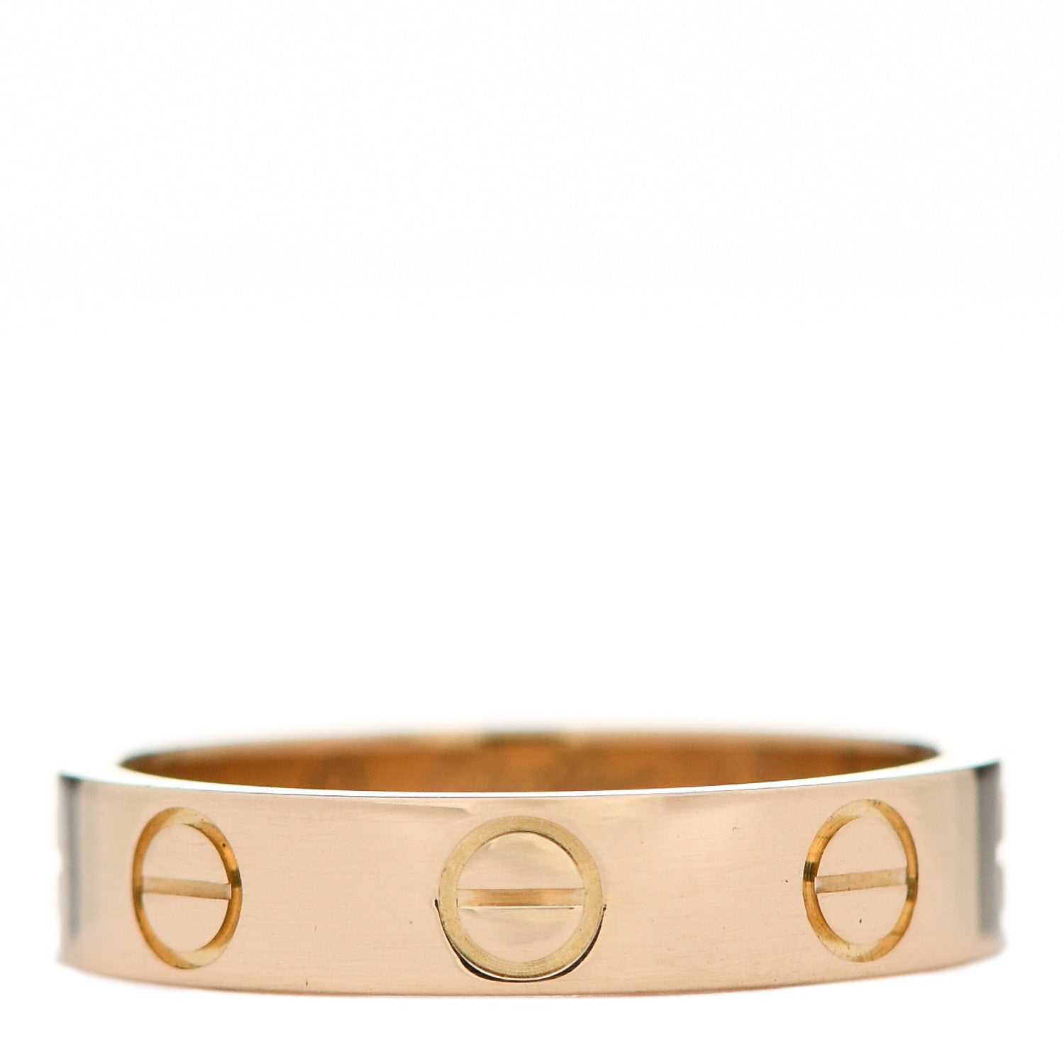 Cartier 18K Yellow Gold 3.5mm LOVE Wedding Band Ring 47 4 1 of 4