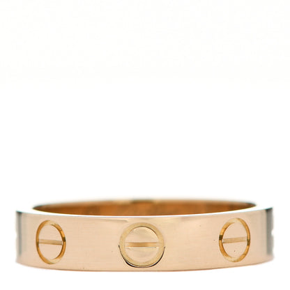 Cartier 18K Yellow Gold 3.5mm LOVE Wedding Band Ring 47 4 1 of 4
