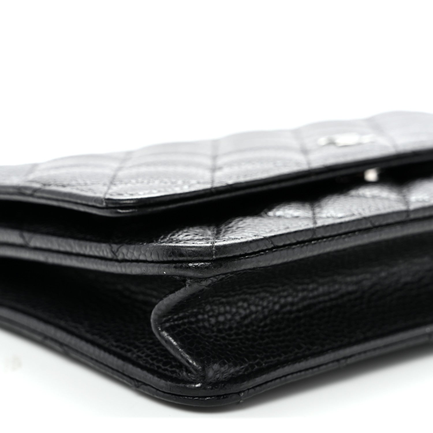 Chanel Caviar Quilted Wallet on Chain WOC Black 10 of 11