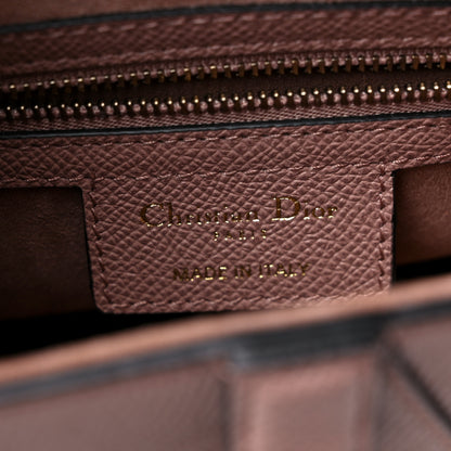 Christian Dior Grained Calfskin Saddle Bag With Strap Blush 6 of 9