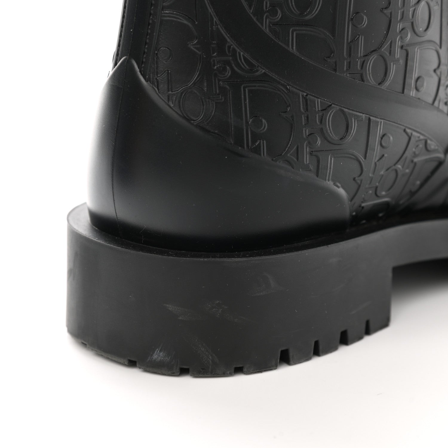 Christian Dior Oblique Rubber Diorcamp Boots 39 Black 6 of 11