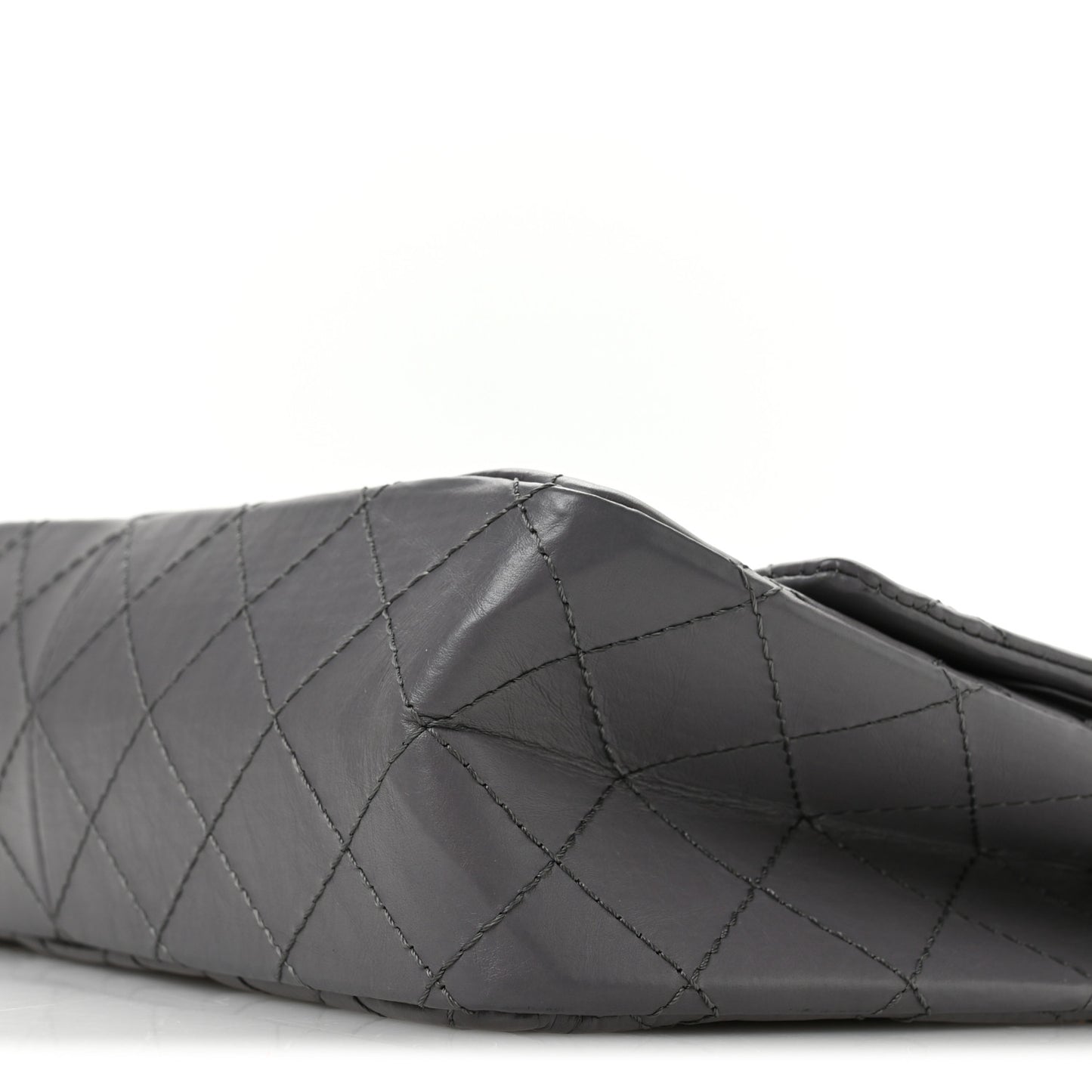 Aged Calfskin Quilted 2.55 Reissue 226 Flap Grey