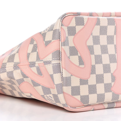 Louis Vuitton Damier Azur Tahitienne Neverfull MM 8 of 9