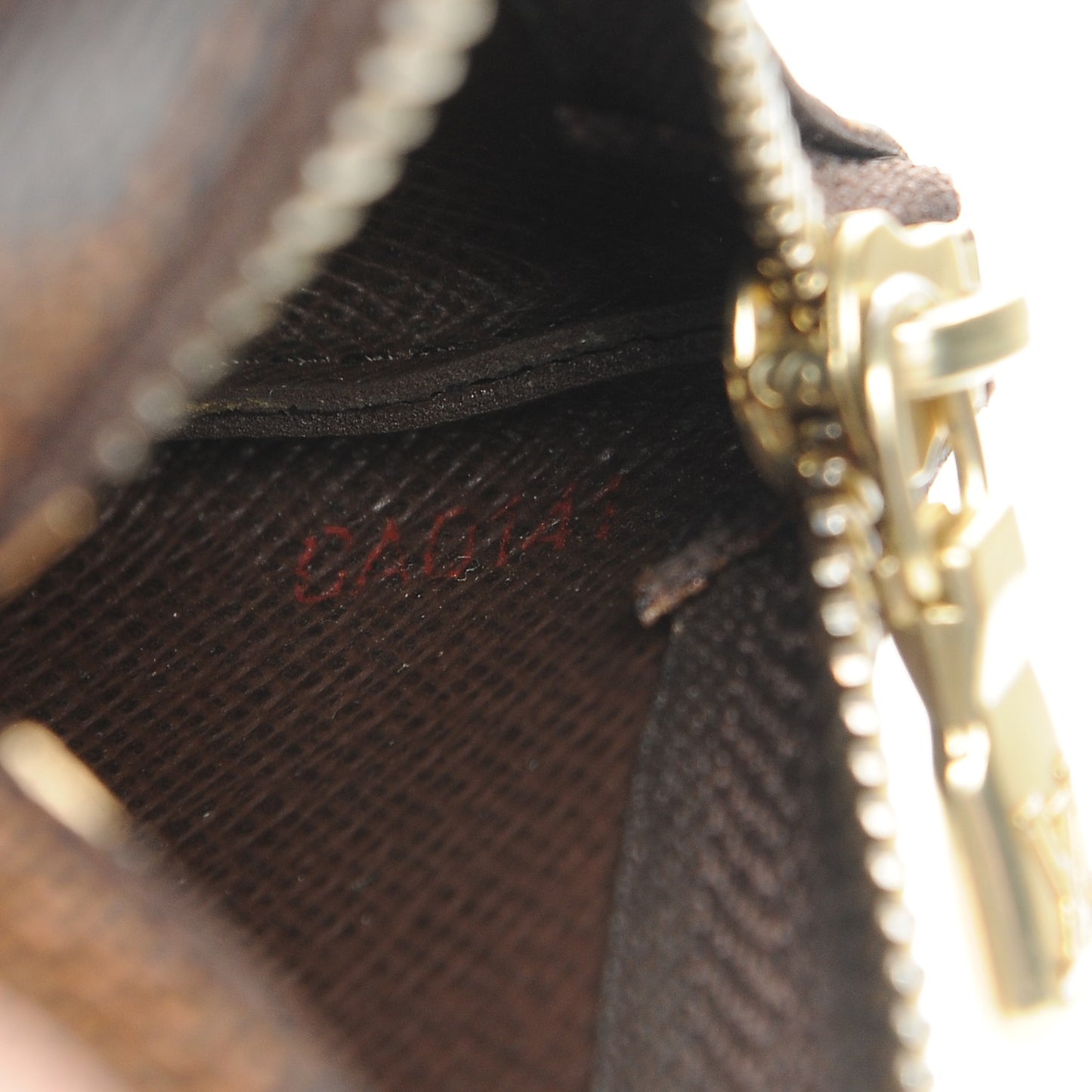 Damier Ebene Key Pouch