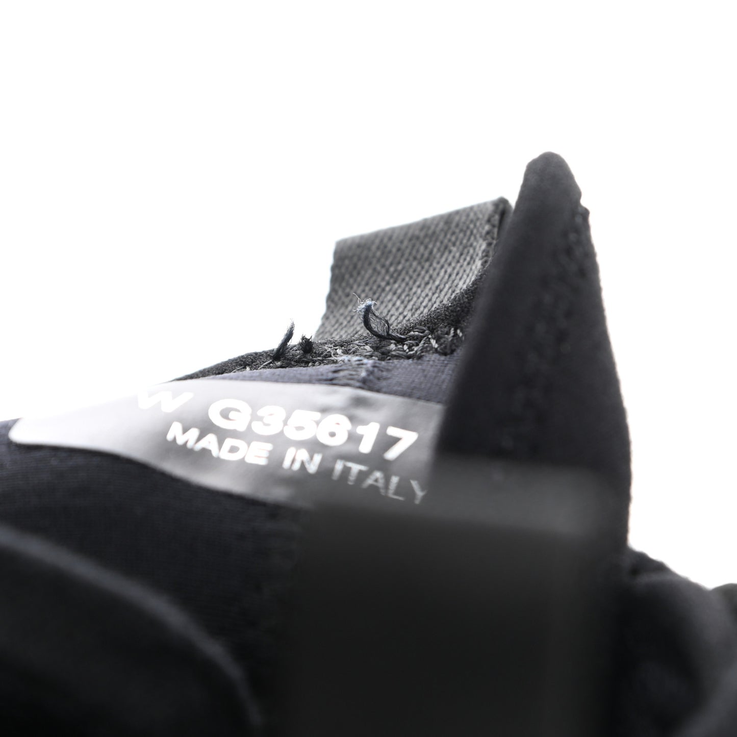 Velvet Calfskin Mixed Fibers CC Sneakers 37 Black