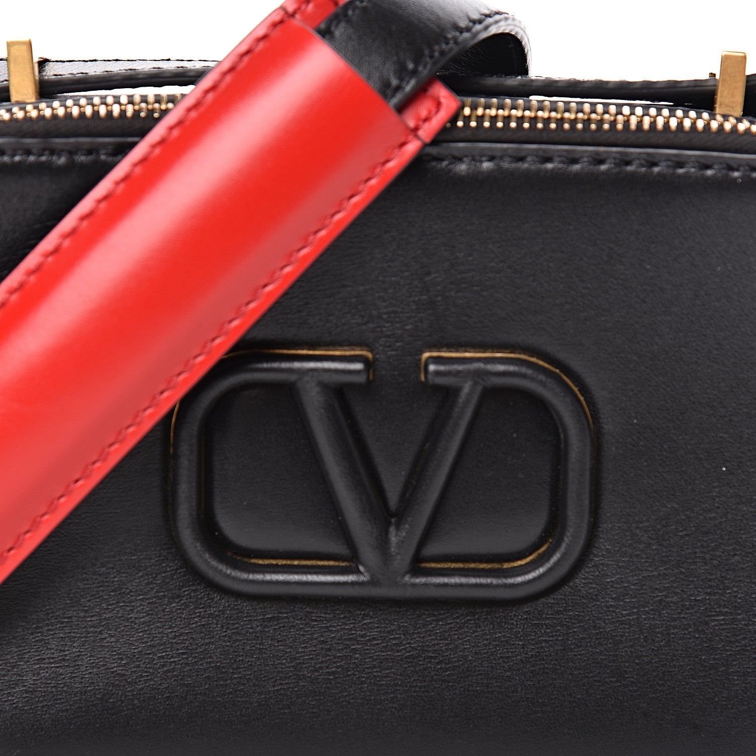 Valentino Garavani Smooth Calfskin Small VSling Shoulder Bag Black 11 of 11