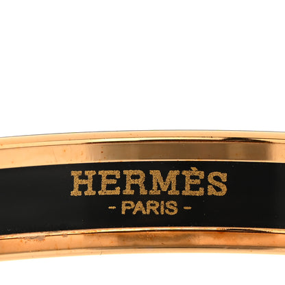 Hermes Enamel Narrow Tea for Two Printed Bracelet 65 Hypno 4 of 6