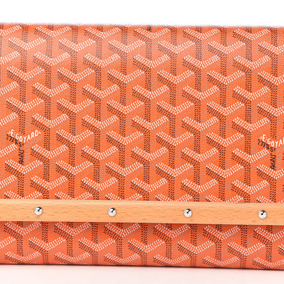 Goyard Goyardine Monte Carlo Bois Clutch Orange 8 of 8