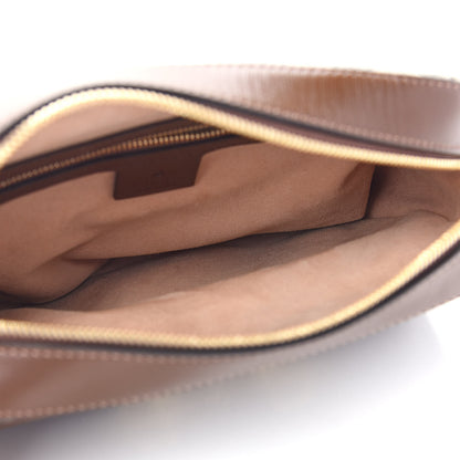 Gucci GG Supreme Monogram Small Horsebit 1955 Shoulder Bag Beige Brown Sugar 5 of 9