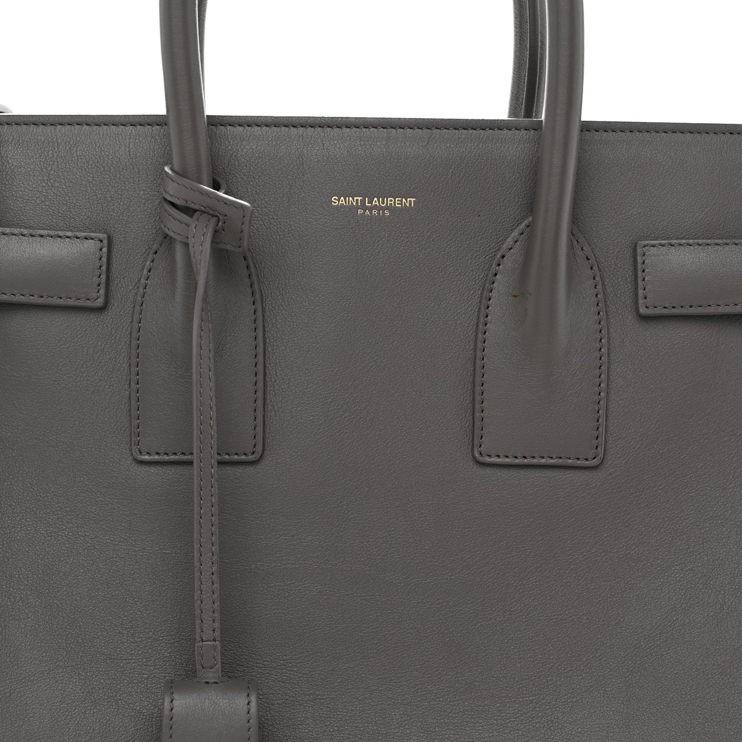 Saint Laurent Calfskin Small Sac De Jour Fog 7 of 13