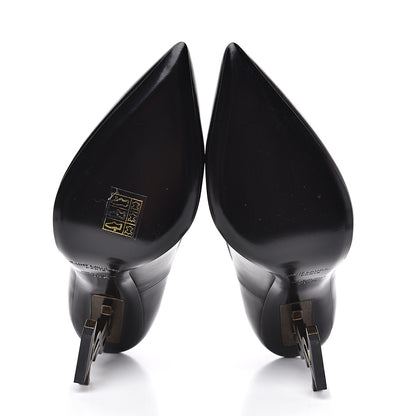 Saint Laurent Calfskin Opyum 100 Pumps 36 Black Gold 5 of 10