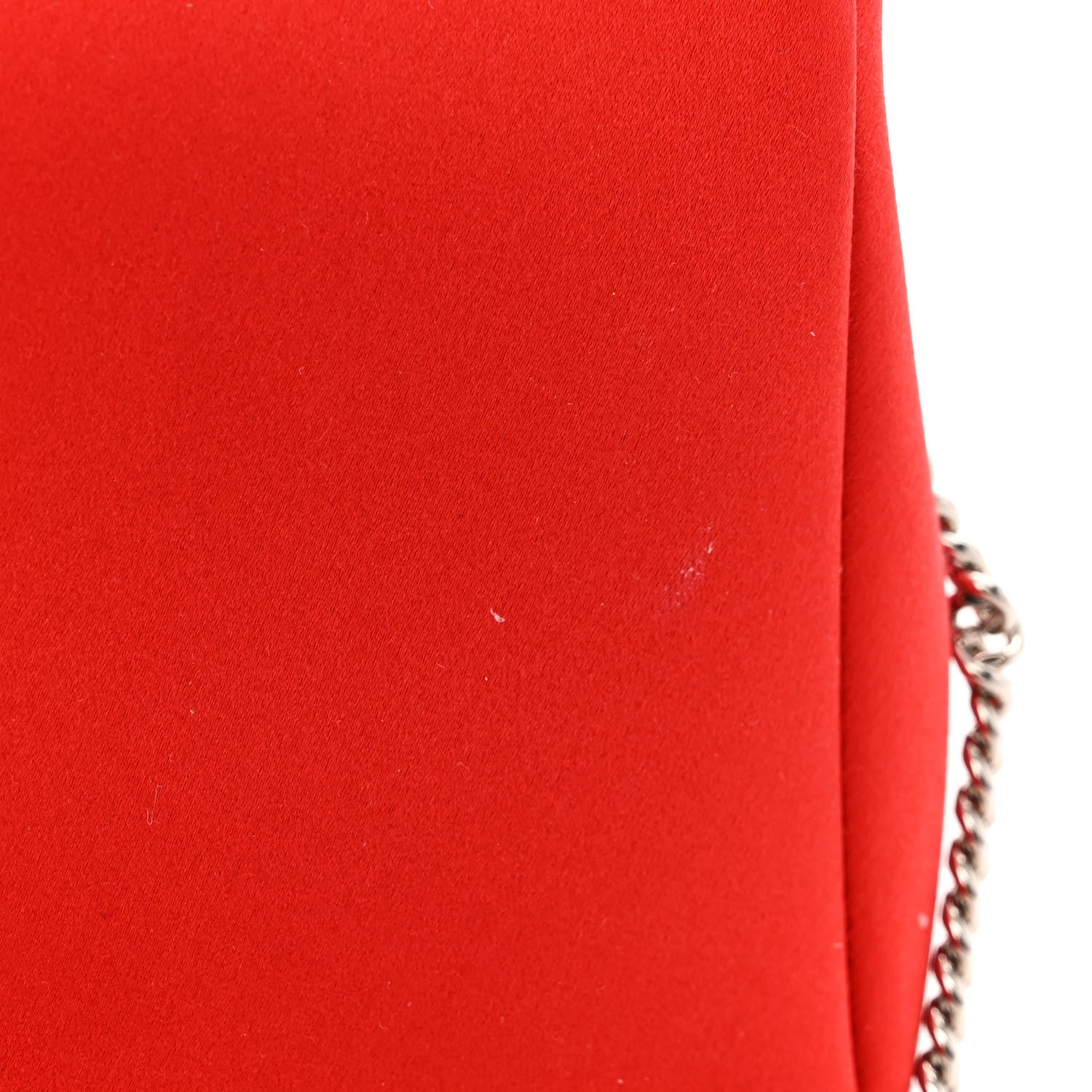 Jimmy Choo Satin Crystal Embellished Madeline Clutch Red 11 of 12