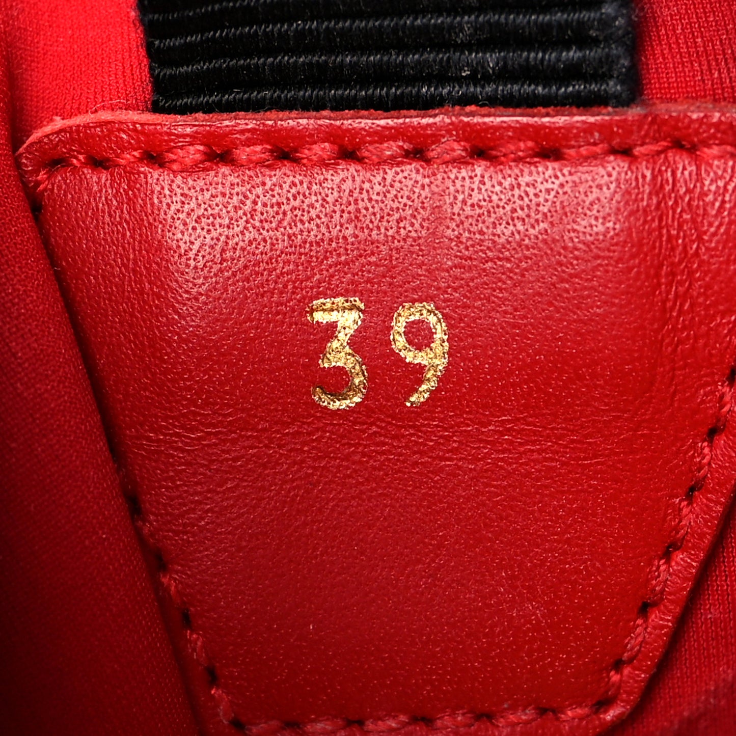 Glitter Donna Red Runner Flat Sneaker 39 Black