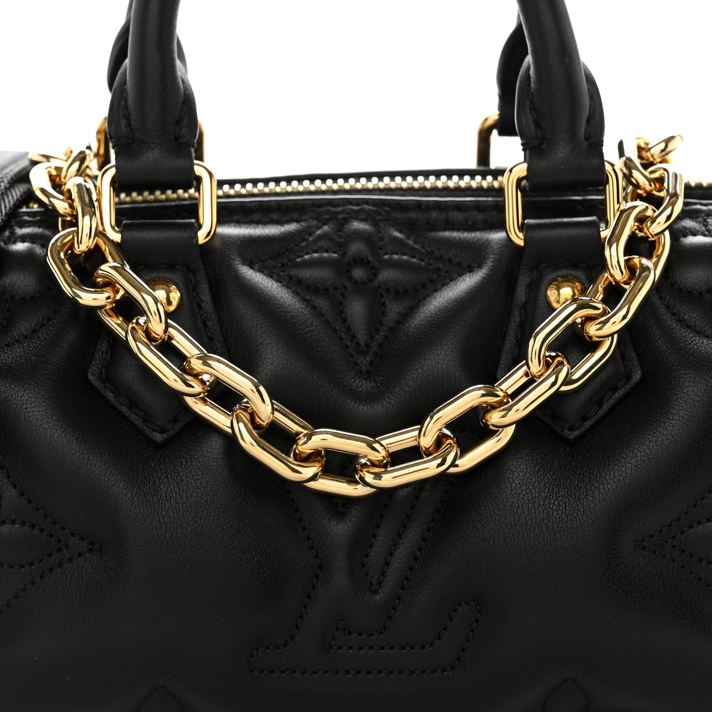 Calfskin Bubblegram Papillon BB Black