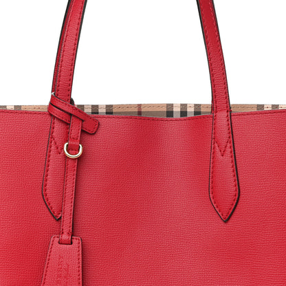 Burberry Haymarket Check Medium Reversible Tote Red 11 of 16