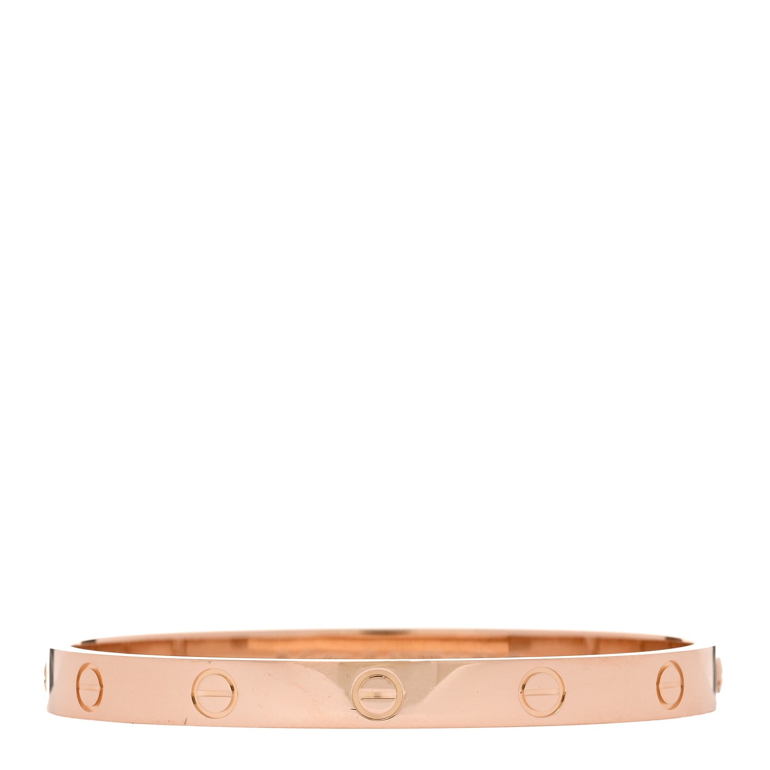 Cartier 18K Pink Gold LOVE Bracelet 17 1 of 9