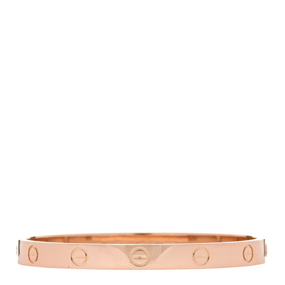 Cartier 18K Pink Gold LOVE Bracelet 17 1 of 9