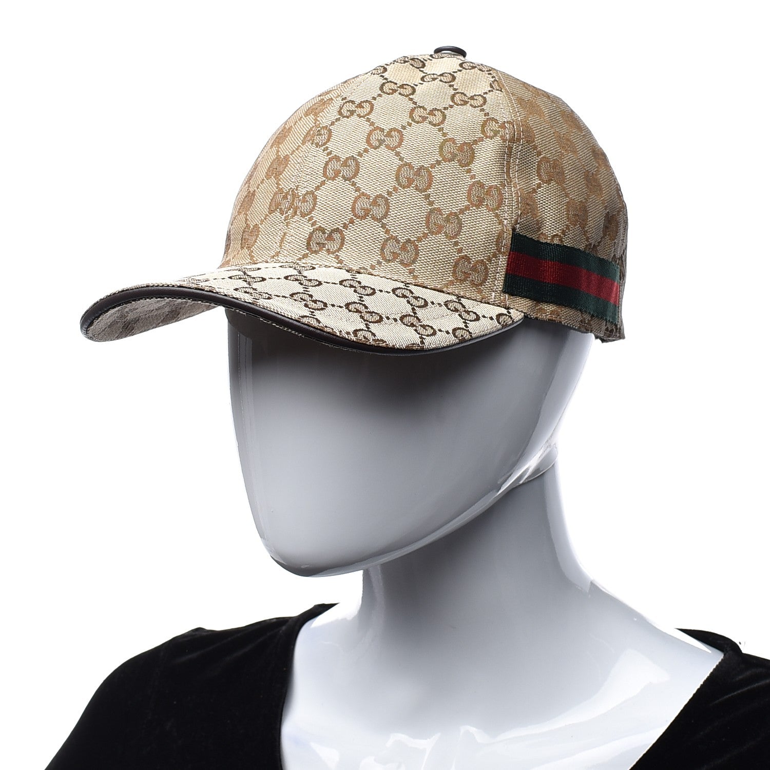 Gucci Monogram Web Baseball Hat S Beige Cocoa 2 of 12