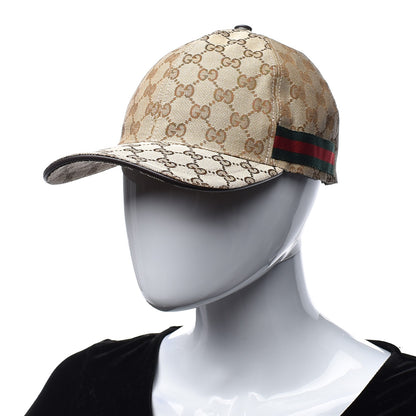 Gucci Monogram Web Baseball Hat S Beige Cocoa 2 of 12