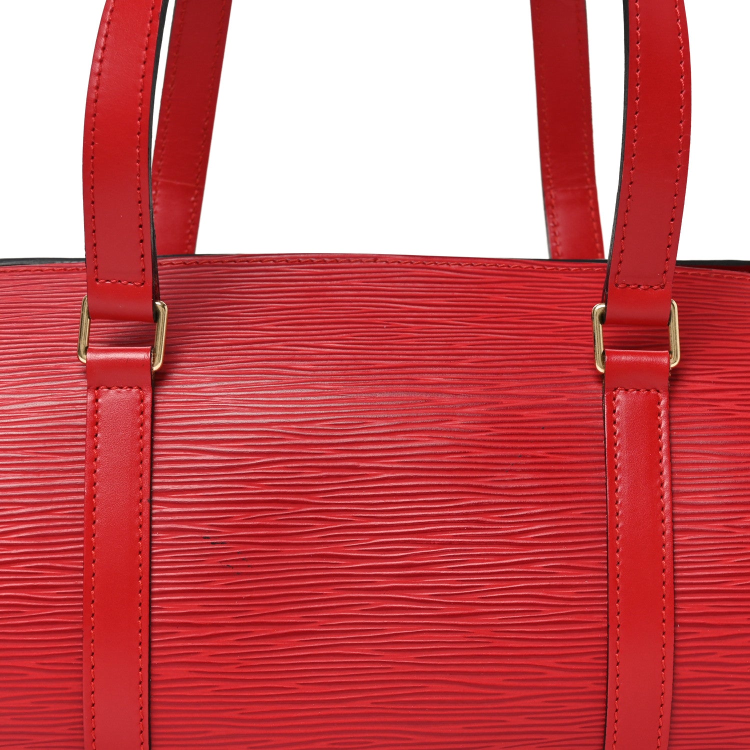 Louis Vuitton Epi Soufflot Castillan Red 8 of 10