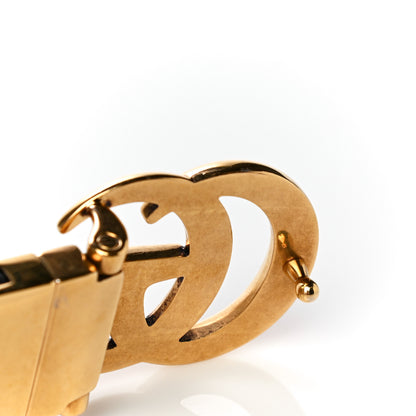 Gucci GG Supreme Monogram Plutone Calfskin Double G Reversible 30mm Belt 105 42 Beige Ebony Mystic White 6 of 10