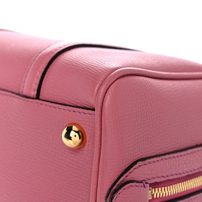 Burberry Derby Calfskin Small Alchester Bowling Bag Mauve Pink 9 of 11