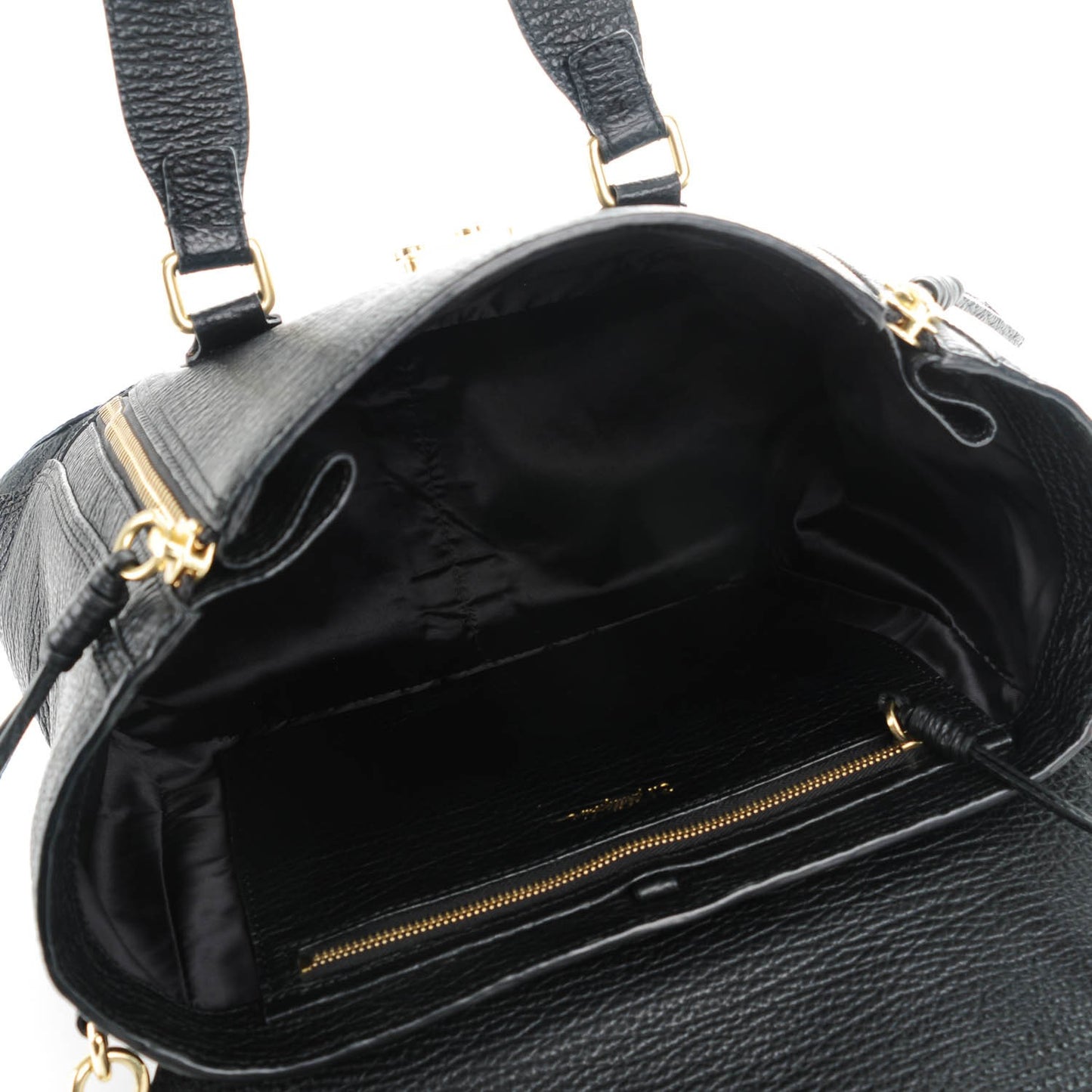 3.1 Textured Calfskin Medium Pashli Satchel Black