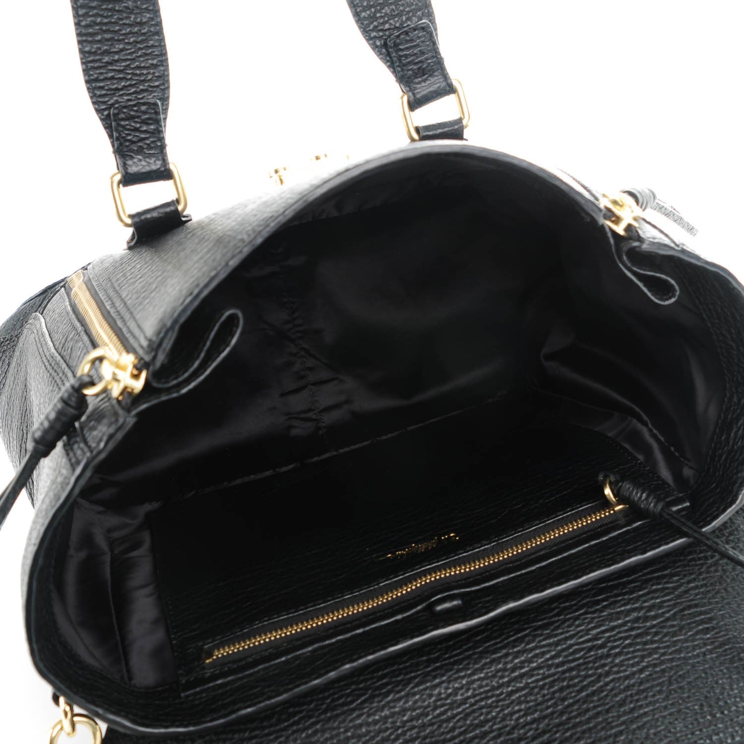 3.1 Phillip Lim 3.1 Textured Calfskin Medium Pashli Satchel Black 5 of 7