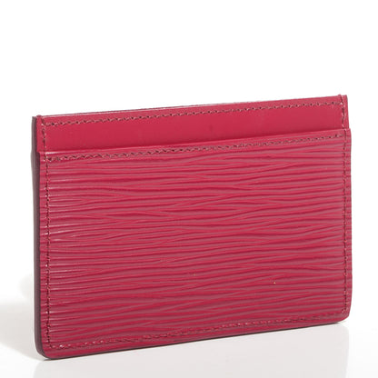 Louis Vuitton Epi Card Holder Fuchsia 3 of 7