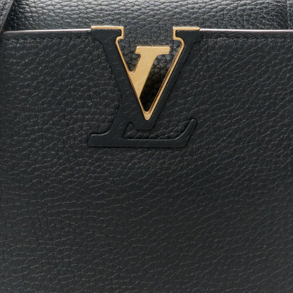 Louis Vuitton Taurillon Capucines BB Black Fuchsia 7 of 10