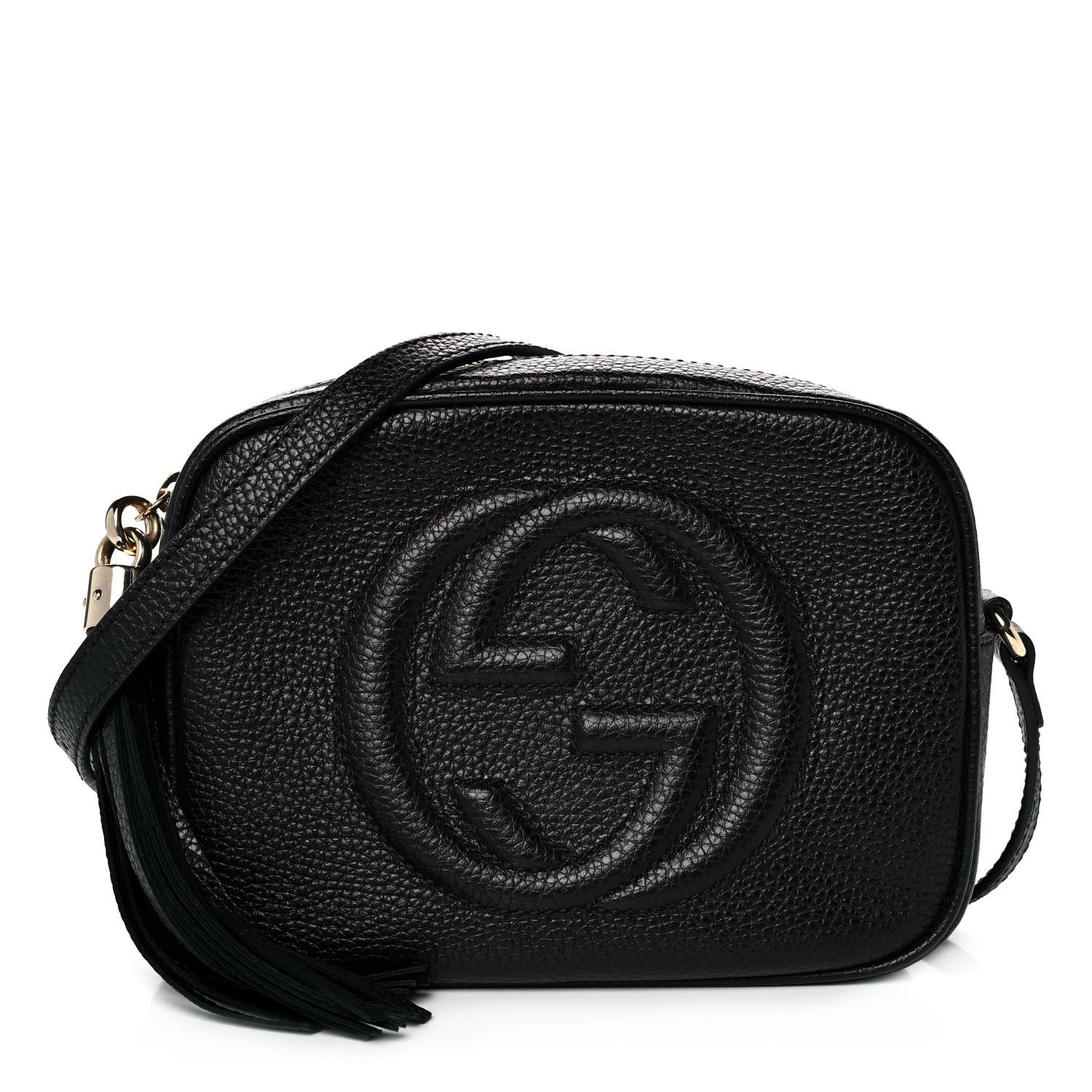 Gucci Pebbled Calfskin Small Soho Disco Bag Black 1 of 12