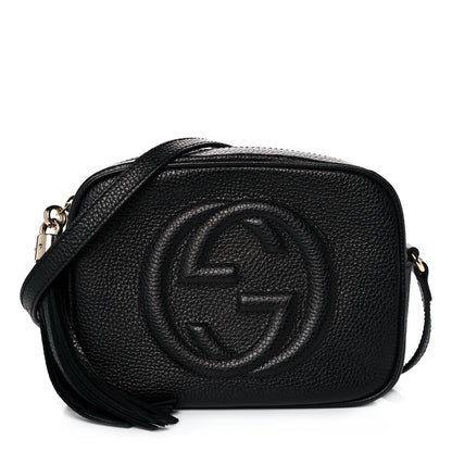 Gucci Pebbled Calfskin Small Soho Disco Bag Black 1 of 12