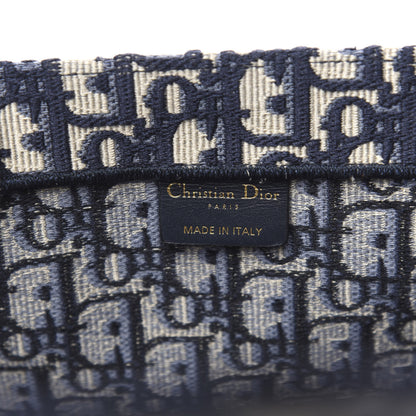 Christian Dior Oblique Book Tote Blue Multicolor 6 of 11