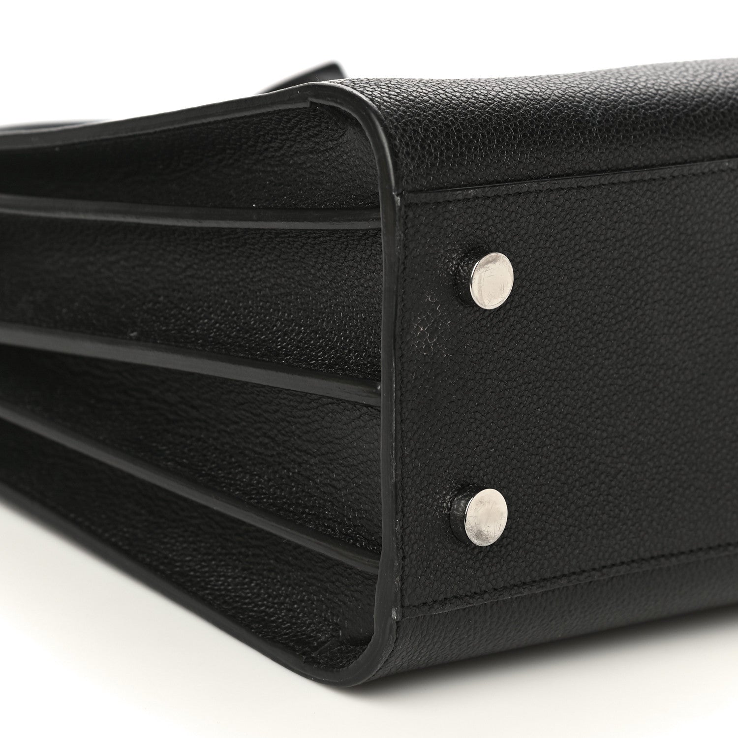 Saint Laurent Grained Calfskin Baby Sac De Jour Black 6 of 14