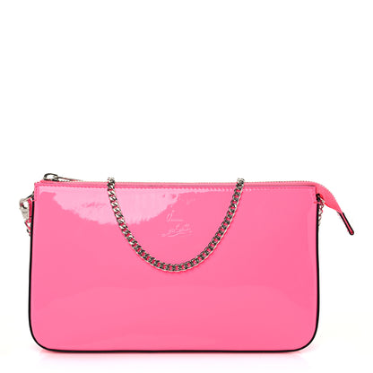 Christian Louboutin Patent Loubila Chain Clutch Piou Piou 1 of 7