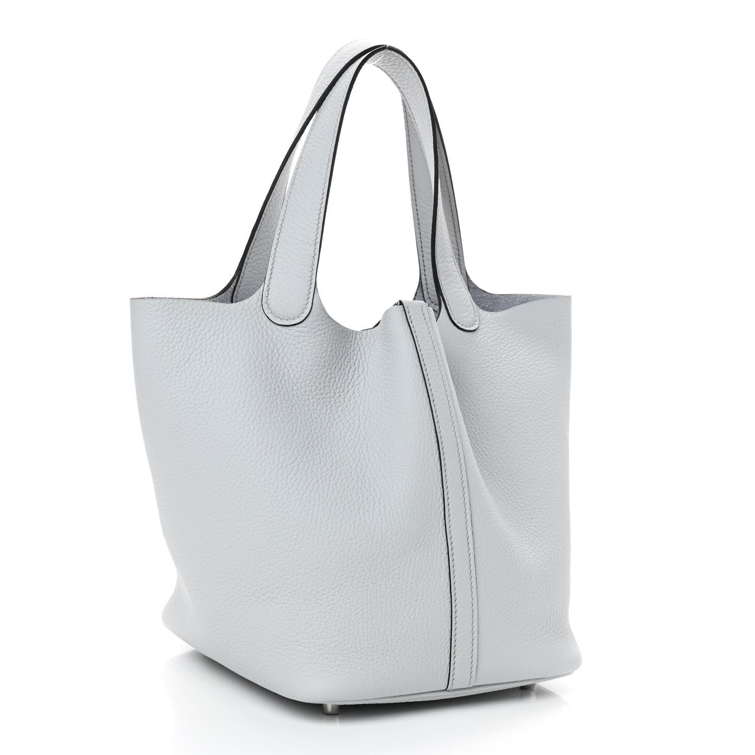 Hermes Taurillon Clemence Picotin Lock 22 MM Bleu Pale 3 of 9
